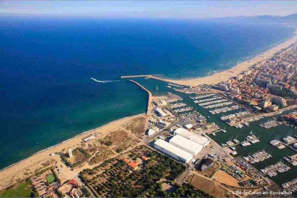 Evasion - Superbe Vue Mer ! Canet-en-Roussillon Ngoại thất bức ảnh